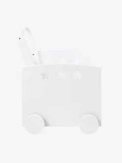 Coffre De Rangement Avec Roulettes LIGNE SIRIUS Blanc - Vertbaudet