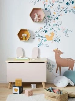 Coffre De Rangement Bunny Rose Clair/bois - Vertbaudet -Philips Shop coffre de rangement bunny 3