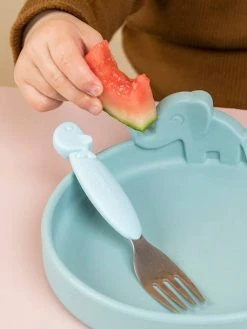 Coffret Repas 3 Pièces DONE BY DEER Peekaboo Deer Friends En Silicone Bleu - Done By Deer -Philips Shop coffret repas 3 pieces done by deer peekaboo deer friends en silicone 3