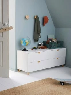 Commode 2 Tiroirs Sous Pente LIGNE SMILE Blanc - Vertbaudet -Philips Shop commode 2 tiroirs sous pente ligne smile 2