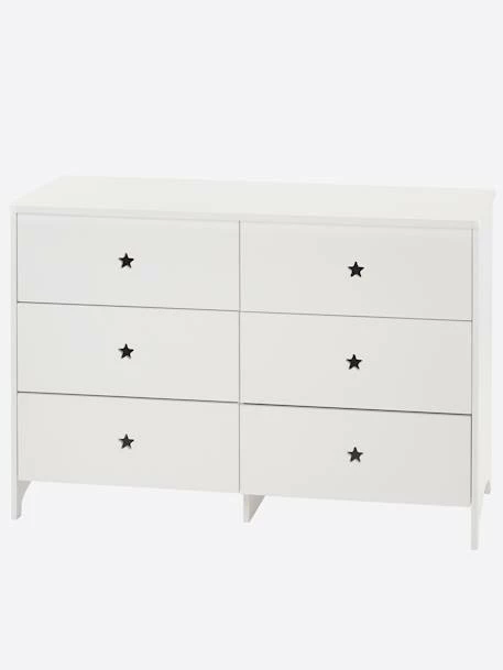 Commode 6 Tiroirs LIGNE SIRIUS Blanc Clair Uni - Vertbaudet 3 Commode 6 Tiroirs LIGNE SIRIUS Blanc Clair Uni - Vertbaudet