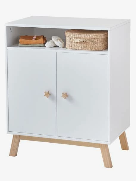 Commode à Langer Avec Placard LIGNE GRANDE OURSE Blanc - Vertbaudet 4 Commode à Langer Avec Placard LIGNE GRANDE OURSE Blanc - Vertbaudet – Image 2