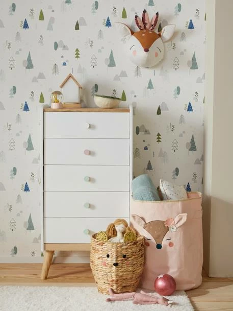 Commode Semainier Avec Poignées Personnalisables LIGNE CONFETTI Blanc - Vertbaudet 5 Commode Semainier Avec Poignées Personnalisables LIGNE CONFETTI Blanc - Vertbaudet – Image 3