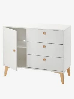 Commode SONGE Blanc/bois - Vertbaudet