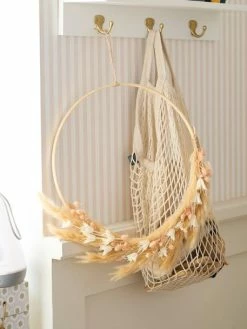 Couronne De Fleurs Séchées Rose - Vertbaudet -Philips Shop couronne de fleurs sechees 1