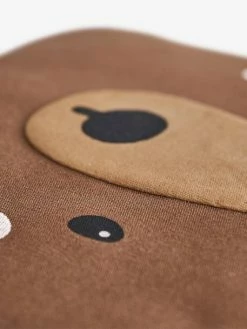 Coussin Carré Ourson Brun - Vertbaudet -Philips Shop coussin carre ourson 3