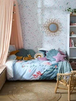 Coussin Coquillage SOUS L'OCÉAN Bleu / Gris - Vertbaudet -Philips Shop coussin coquillage sous locean 3