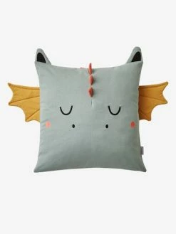 Coussin Dragon Gris Vert - Vertbaudet -Philips Shop coussin dragon 1