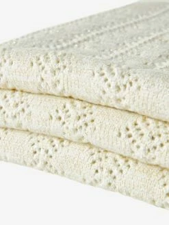 Couverture Bébé Pointelle Avec Lurex écru - Vertbaudet -Philips Shop couverture bebe pointelle avec lurex 3