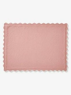 Couverture Bébé Tricot Point De Riz En Coton Rose - Vertbaudet -Philips Shop couverture bebe tricot point de riz en coton 2