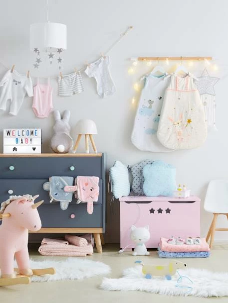 Couverture En Microfibre Imprimée étoiles Gris Clair - Vertbaudet 8 Couverture En Microfibre Imprimée étoiles Gris Clair - Vertbaudet – Image 6