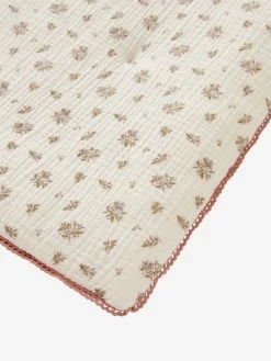 Couverture Gaze De Coton/velours GRENIER écru / Multicolore - Vertbaudet -Philips Shop couverture gaze de cotonvelours grenier 4