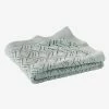 Couverture Pointelle En Coton Vert D'eau - Vertbaudet -Philips Shop couverture pointelle en coton