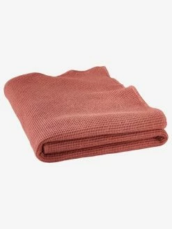 Couvre-lit Nid D'abeille Gaufrette Bleu Vert - Vertbaudet -Philips Shop couvre lit nid dabeille gaufrette 4