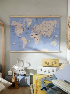 Décoration Murale Mappemonde Carte Du Monde Bleu - Vertbaudet 9 Décoration Murale Mappemonde Carte Du Monde Bleu - Vertbaudet -Philips Shop decoration murale mappemonde carte du monde 2