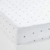 Drap-housse Bébé PLUIE D'ETOILES Blanc / étoiles - Vertbaudet -Philips Shop drap housse bebe pluie detoiles