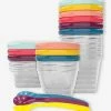 Ensemble De 12 Boîtes Hermétiques + 3 Cuillères Souples BABYMOOV Babybols Multi Set Multicolore - Babymoov -Philips Shop ensemble de 12 boites hermetiques 3 cuilleres souples babymoov babybols multi set