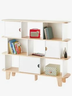 Etagère-bibliothèque LIGNE SEVENTIES Blanc - Bois - Vertbaudet -Philips Shop etagere bibliotheque ligne seventies 1