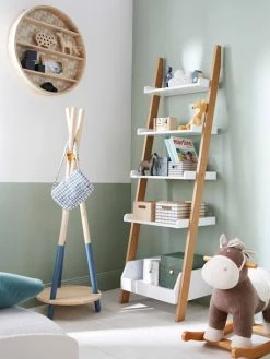 Etagère échelle LIGNE ARCHITEKT Blanc/bois - Vertbaudet -Philips Shop etagere echelle ligne architekt 2