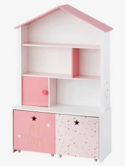 Etagère-marchande LIGNE FEERIE Blanc/rose - Vertbaudet