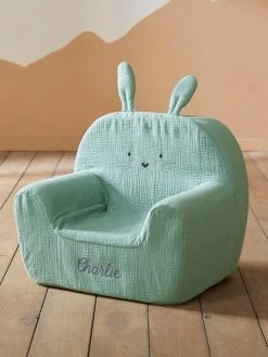 Fauteuil En Mousse Personnalisable Lapin Vert - Vertbaudet -Philips Shop fauteuil en mousse personnalisable lapin 4