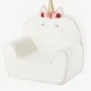 Fauteuil En Mousse Personnalisable Licorne Blanc - Vertbaudet -Philips Shop fauteuil en mousse personnalisable licorne