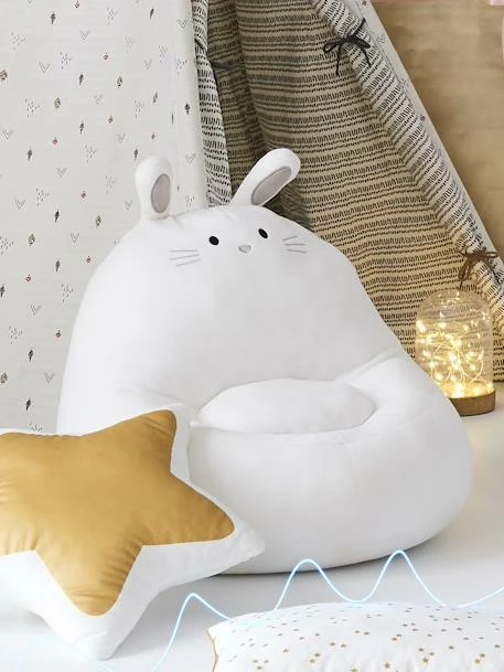 Fauteuil Lapin Fausse Fourrure Blanc - Vertbaudet 6 Fauteuil Lapin Fausse Fourrure Blanc - Vertbaudet – Image 4