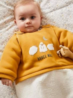 Gigoteuse Manches Amovibles Bi-matière PETIT MOUTON Miel / écru - Vertbaudet -Philips Shop gigoteuse manches amovibles bi matiere petit mouton 3