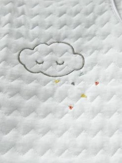 Gigoteuse Matelassée Bio Collection BIO NUAGE à Manches Amovibles Blanc - Vertbaudet -Philips Shop gigoteuse matelassee bio collection bio nuage a manches amovibles 2