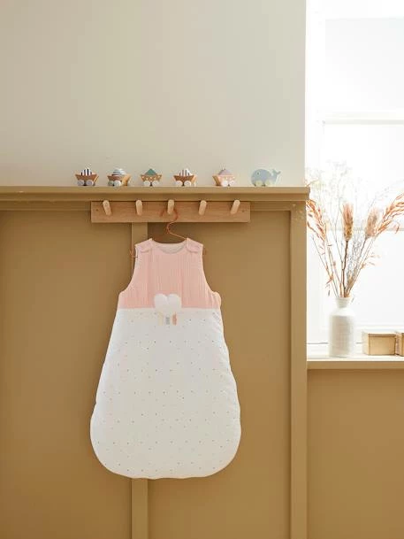 Gigoteuse Sans Manches LOVE LANGE Rose / Multicolore - Vertbaudet 5 Gigoteuse Sans Manches LOVE LANGE Rose / Multicolore - Vertbaudet – Image 3