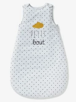 Gigoteuse Sans Manches PETIT BOUT Blanc Imprimé - Vertbaudet