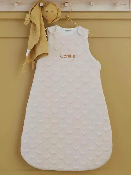 Gigoteuse Spécial été COEURS Beige - Vertbaudet 4 Gigoteuse Spécial été COEURS Beige - Vertbaudet – Image 2