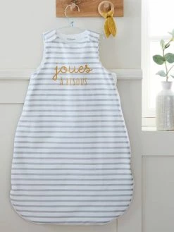 Gigoteuse Spécial été Sans Manches JOUES A BISOUS Rayure Grise - Vertbaudet -Philips Shop gigoteuse special ete sans manches joues a bisous 2