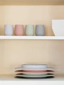 Gobelet D’apprentissage Avec Paille EZPZ Mini Cup En Silicone Rose Blush - EZPZ -Philips Shop gobelet dapprentissage avec paille ezpz mini cup en silicone 3