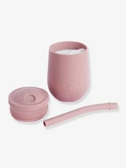 Gobelet D’apprentissage Avec Paille EZPZ Mini Cup En Silicone Rose Blush - EZPZ -Philips Shop gobelet dapprentissage avec paille ezpz mini cup en silicone 5