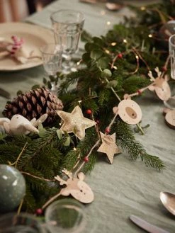 Guirlande De Noël En Bois Bois - Vertbaudet -Philips Shop guirlande de noel en bois 1