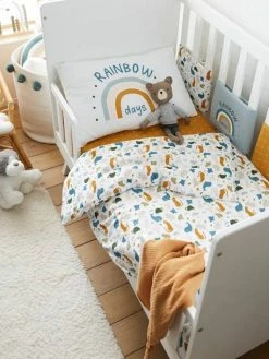 Housse De Couette Bébé MINI ZOO Blanc / Multicolore - Vertbaudet 9 Housse De Couette Bébé MINI ZOO Blanc / Multicolore - Vertbaudet -Philips Shop housse de couette bebe mini zoo 3