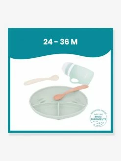 Kit Repas Silicone BABYMOOV Grow’Isy Vert/terracotta - Babymoov -Philips Shop kit repas silicone babymoov growisy 3