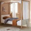 Lit à Baldaquin Enfant LIGNE ROMANCE Blanc / Bois - Vertbaudet -Philips Shop lit a baldaquin enfant ligne romance