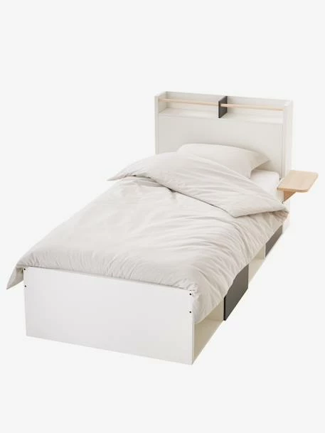 Lit Avec Rangements LIGNE REGLISSE Ardoise - Vertbaudet 4 Lit Avec Rangements LIGNE REGLISSE Ardoise - Vertbaudet – Image 2