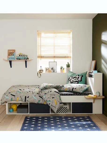 Lit Avec Rangements LIGNE REGLISSE Ardoise - Vertbaudet 7 Lit Avec Rangements LIGNE REGLISSE Ardoise - Vertbaudet – Image 5