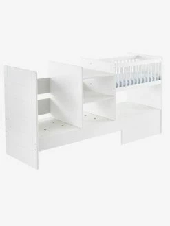 Lit Bébé 4 En 1 Avec Rangements Et Table à Langer EVOLUNID Blanc - Vertbaudet -Philips Shop lit bebe 4 en 1 avec rangements et table a langer evolunid 2