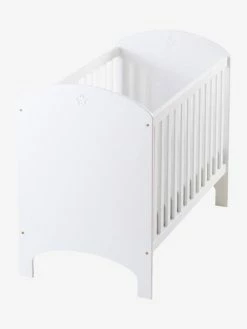 Lit Bébé à Barreaux LIGNE SIRIUS Blanc - Vertbaudet