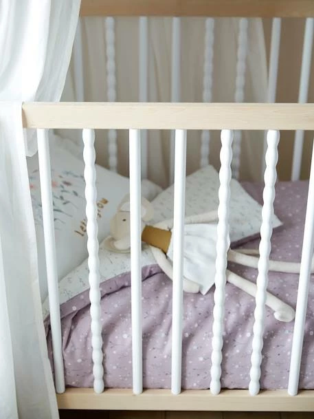 Lit Bébé à Barreaux PÉPITE Blanc - Vertbaudet 4 Lit Bébé à Barreaux PÉPITE Blanc - Vertbaudet – Image 2