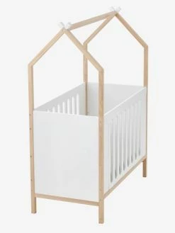 Lit Bébé Cabane COCONUT Transformable En Banquette Blanc - Vertbaudet