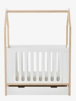 Lit Bébé Cabane COCONUT Transformable En Banquette Blanc - Vertbaudet -Philips Shop lit bebe cabane coconut transformable en banquette 5