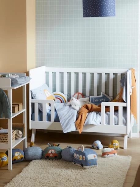 Lit Bébé Transformable à Barreaux LIGNE MADISON Blanc - Vertbaudet 4 Lit Bébé Transformable à Barreaux LIGNE MADISON Blanc - Vertbaudet – Image 2