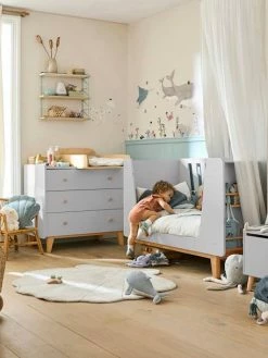 Lit Bébé Transformable LIGNE FJORD Gris/bois - Vertbaudet -Philips Shop lit bebe transformable ligne fjord 5