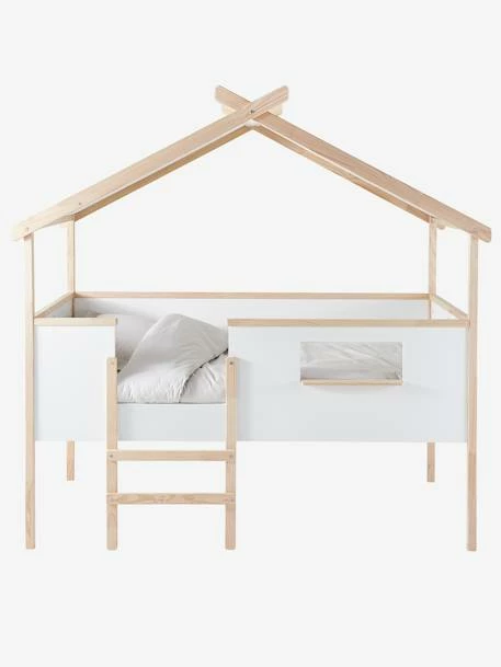 Lit Cabane Enfant Robinson Blanc - Vertbaudet 3 Lit Cabane Enfant Robinson Blanc - Vertbaudet