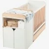 Lit Combiné évolutif Avec Rangements Et Table à Langer LIGNE ECLIPSE Blanc / Bois - Vertbaudet -Philips Shop lit combine evolutif avec rangements et table a langer ligne eclipse